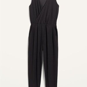 Breathe ON Cross-Front Sleeveless Jumpsuit